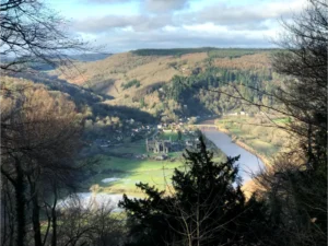 Tintern Abbey from Devils Pulpit