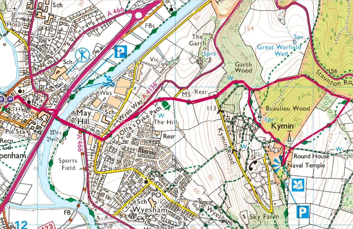 Walk8 - Monmouth to the Kymin