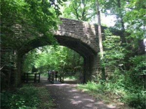 Bridge over a disused railway near Gilwern